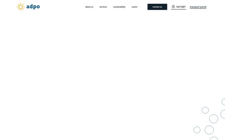 Screenshot of adpo.com