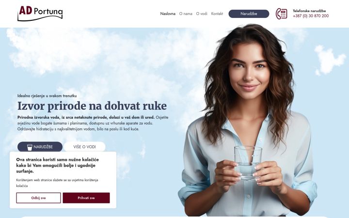 Screenshot του adportuna.com