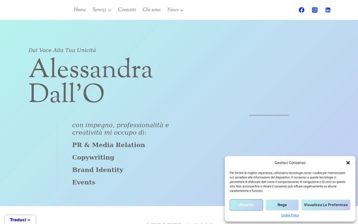 Screenshot of adpr.it