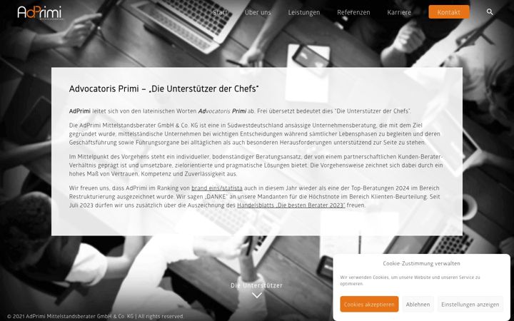 Screenshot di adprimi.de