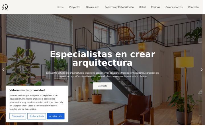 Snimka zaslona za adproarquitectura.com