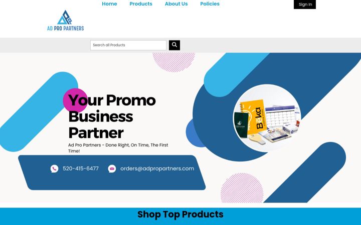 Snimka zaslona za adpropartners.com