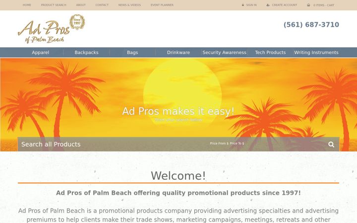 Screenshot of adprosofpalmbeach.com
