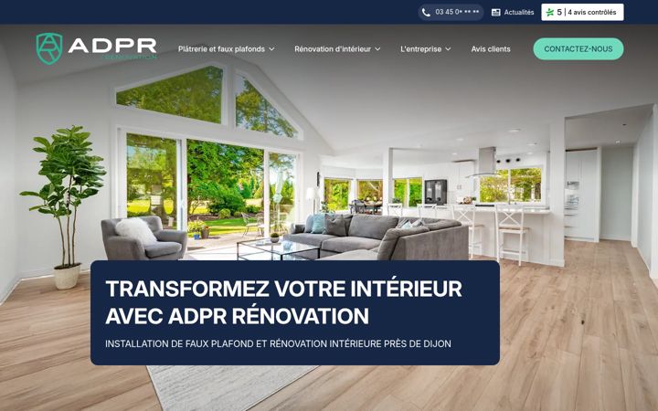 Screenshot of adprrenovation.fr