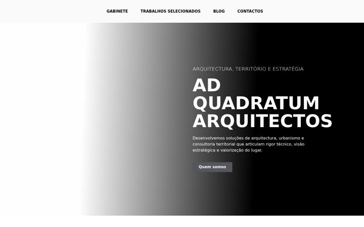 Snimka zaslona za adquadratum.com