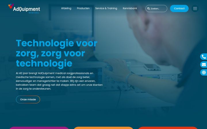 Screenshot of adquipment.nl
