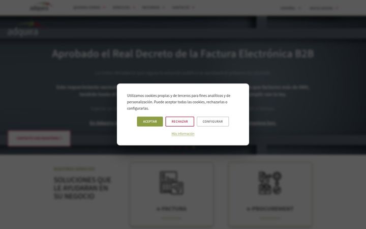 Screenshot of adquira.com
