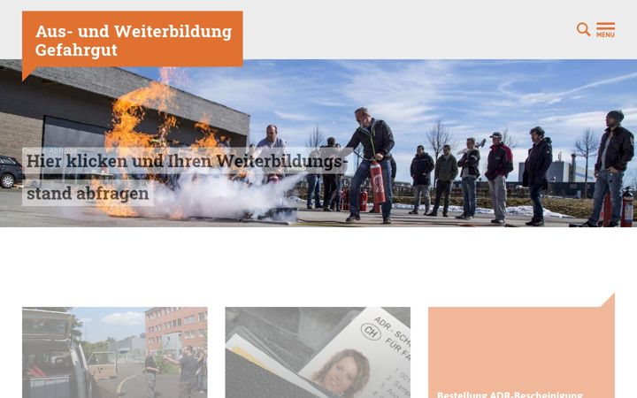 Screenshot of adr-kurse.ch