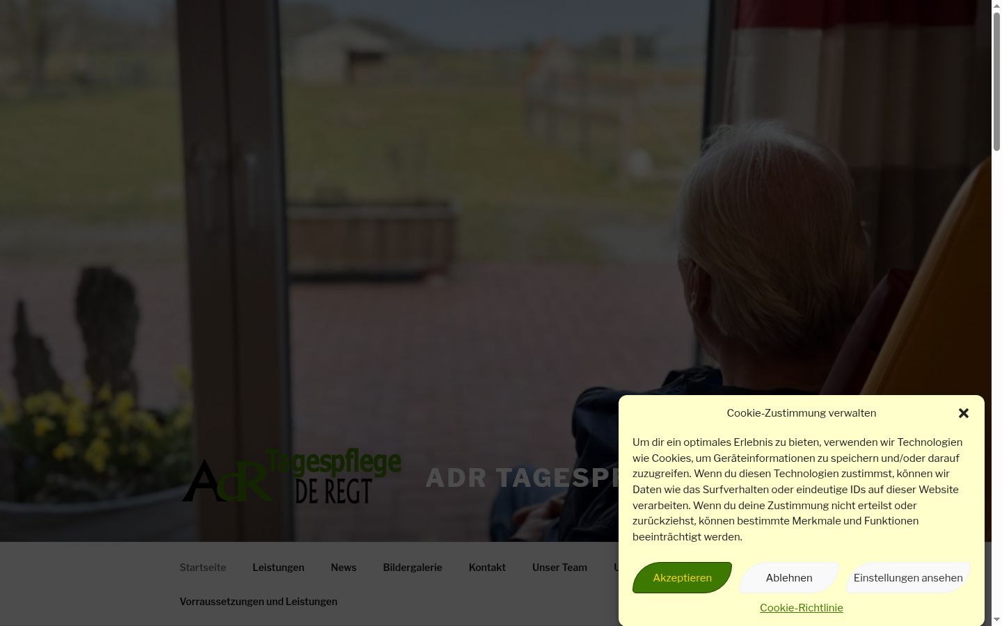 Snímka obrazovky banera súhlasu zobrazeného pred akoukoľvek interakciou
