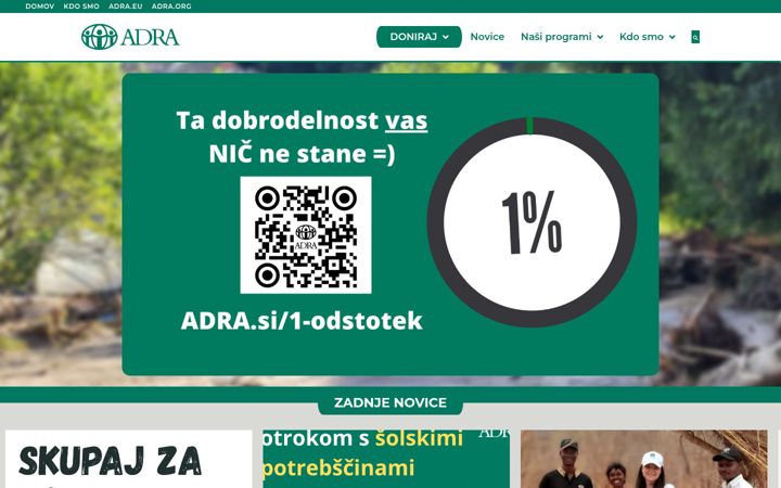Captura de pantalla de adra.si