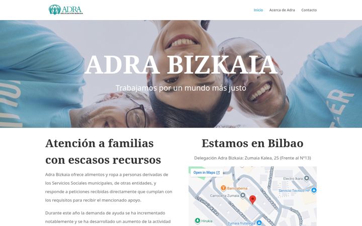 Captura de pantalla de adrabizkaia.com