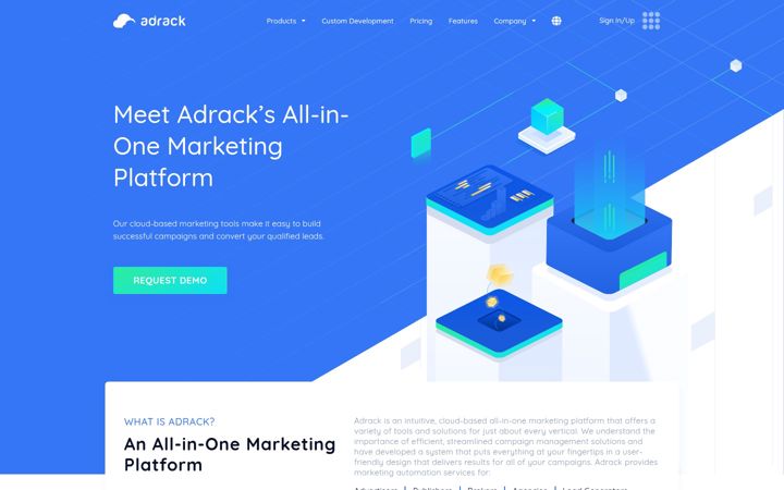 Zrzut ekranu adrack.com
