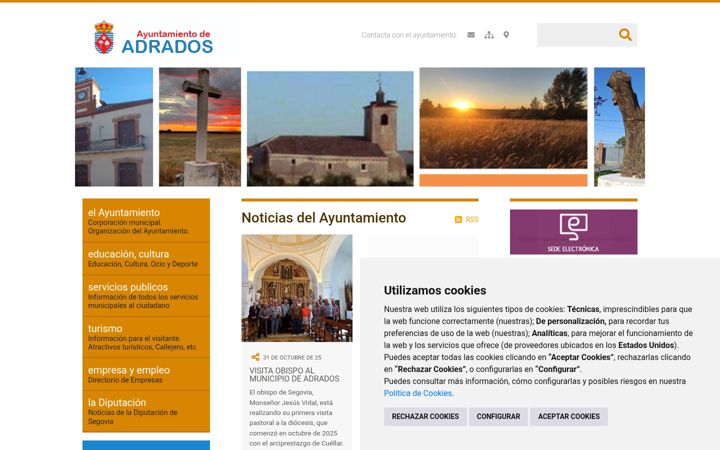 Posnetek zaslona adrados.es