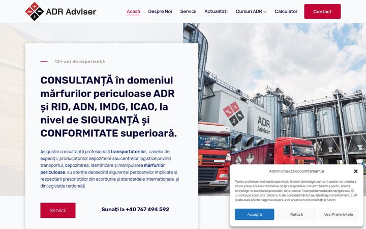 Screenshot of adradviser.ro