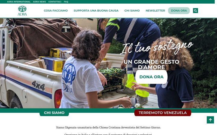 Posnetek zaslona adraitalia.org