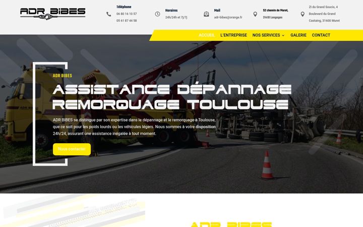 Screenshot von adrbibes.fr
