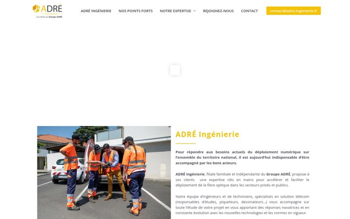 Screenshot of adre-ingenierie.fr