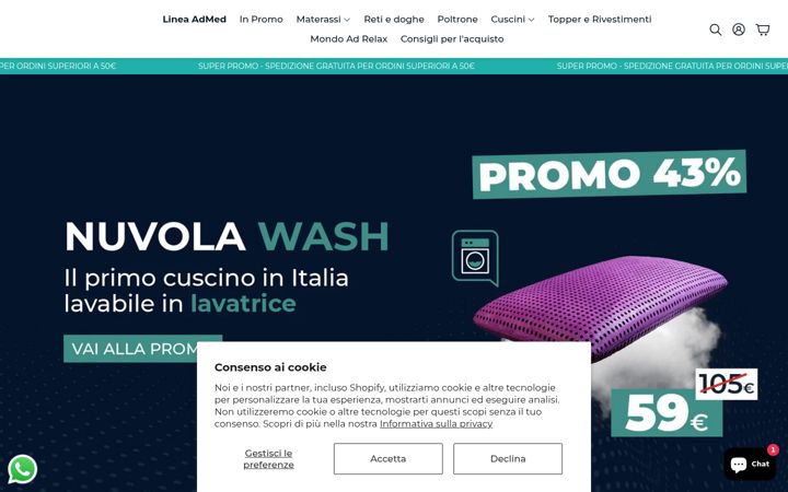 Screenshot of adrelax.it