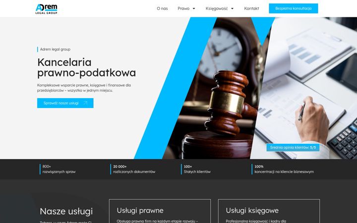 Screenshot of adremconsulting.eu