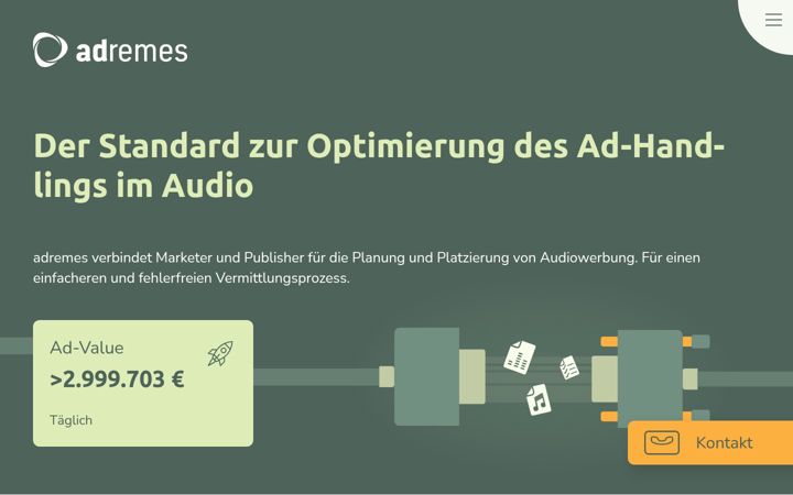 Screenshot of adremes.com