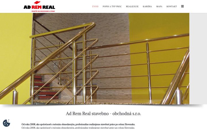 Screenshot of adremreal.sk