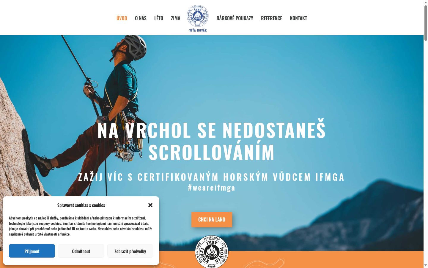 Sutikimo reklamjuostės, rodytos prieš bet kokią sąveiką, ekrano kopija