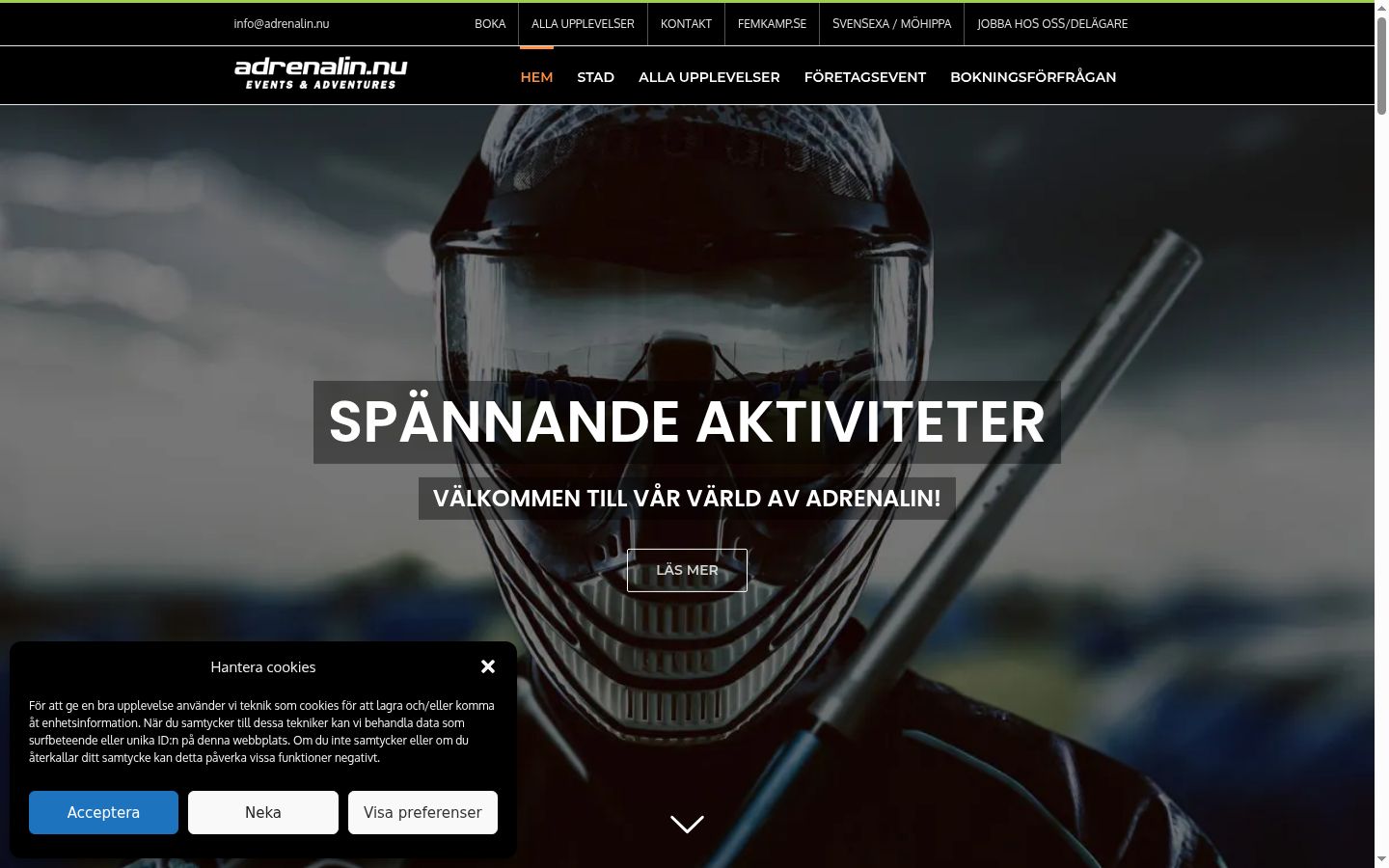 Screenshot des Einwilligungsbanners vor jeglicher Interaktion