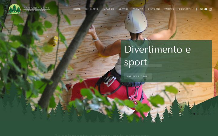 Ekraanipilt saidist adrenalinaverde.it