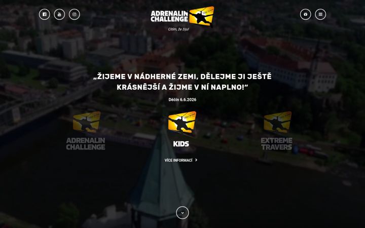 Screenshot di adrenalinchallenge.cz
