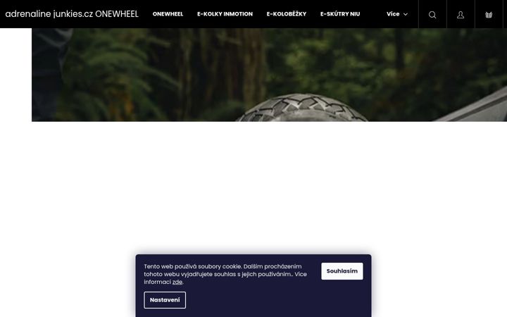 Screenshot of adrenalinejunkies.cz