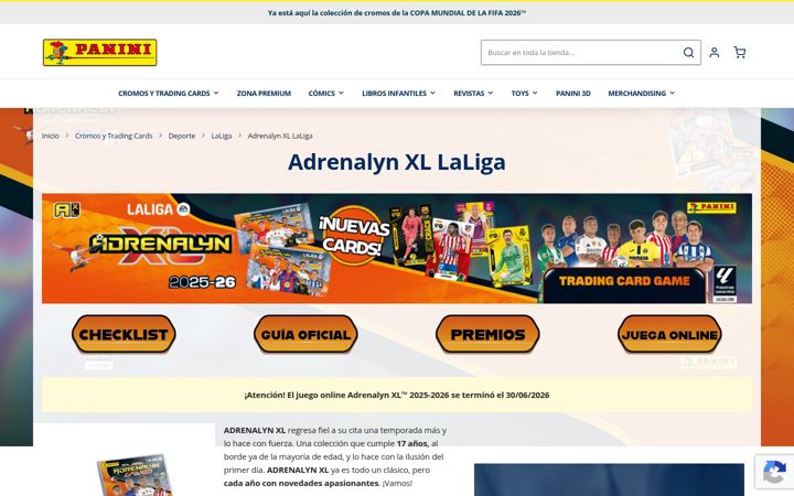 Screenshot of adrenalynliga.es
