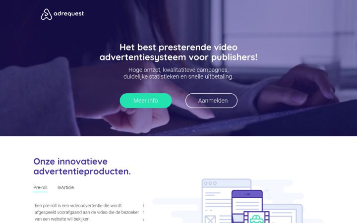 Screenshot of adrequest.net