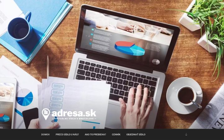 Screenshot of adresa.sk
