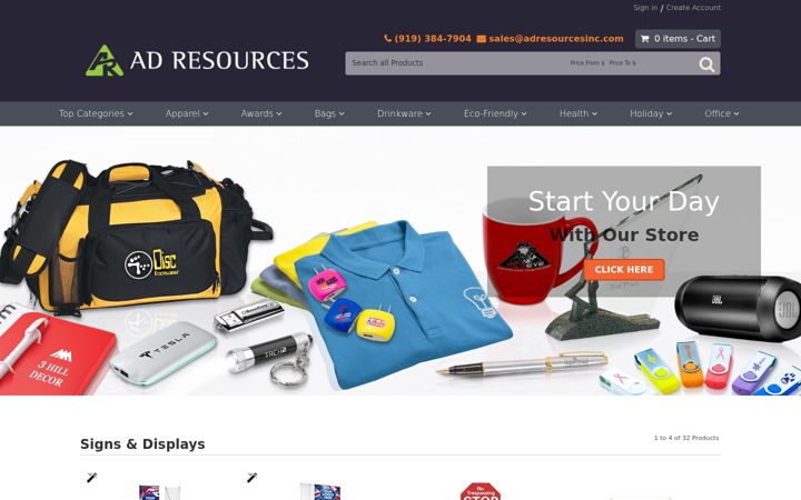 Posnetek zaslona adresourcesasi.com