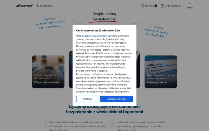 Screenshot of adresowo.pl