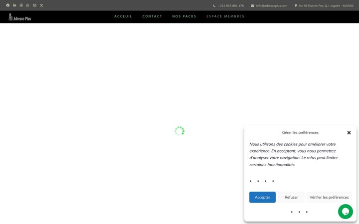 Screenshot of adresseplus.com