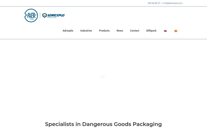 Posnetek zaslona adrexplo.com
