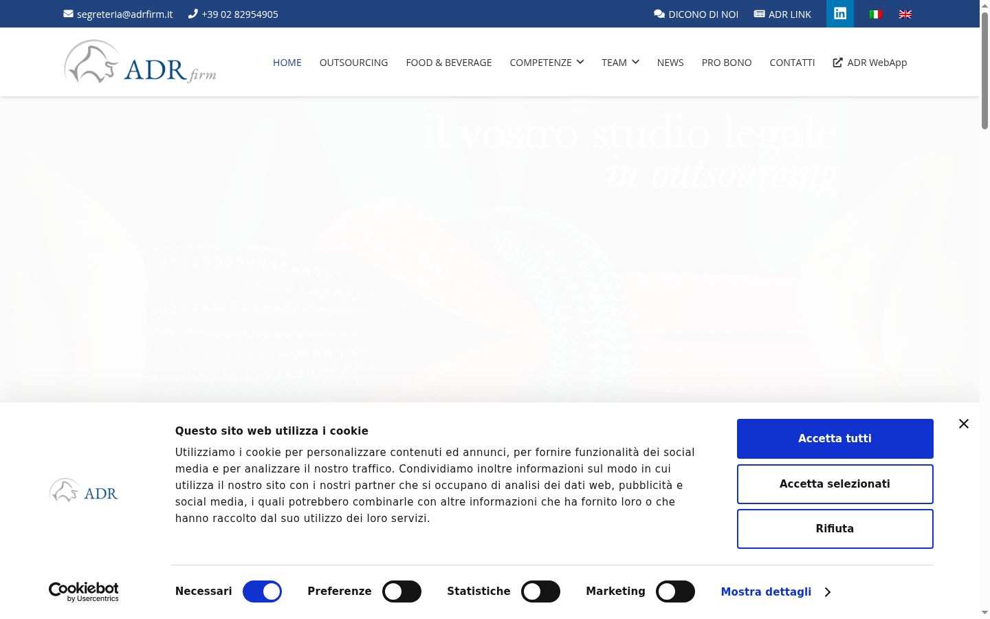 Capture d'écran de la bannière de consentement affichée avant toute interaction