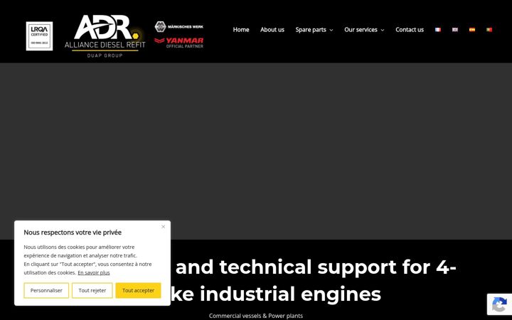 Screenshot of adrfrance.fr