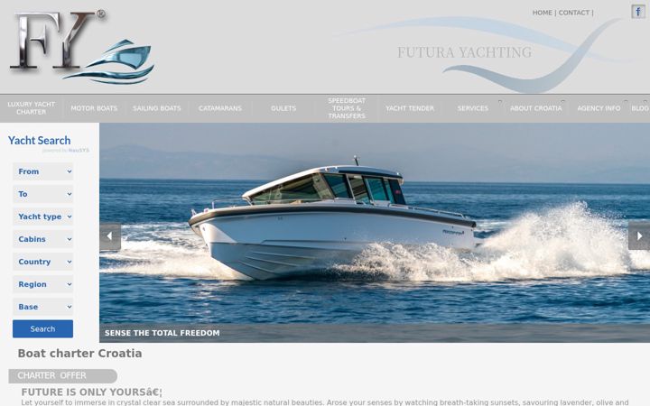 Screenshot of adria-cruising-gulet.com