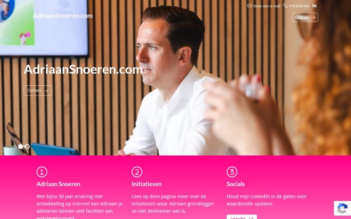 Screenshot of adriaansnoeren.com