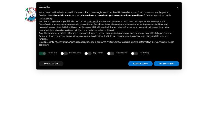 Posnetek zaslona adriabandiere.com