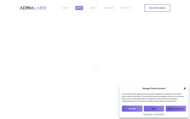 Screenshot of adrialabs.com