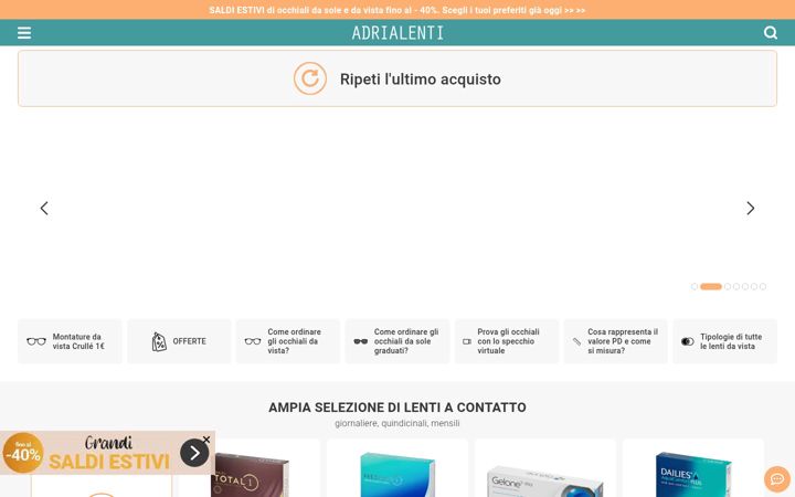 Screenshot of adrialenti.it