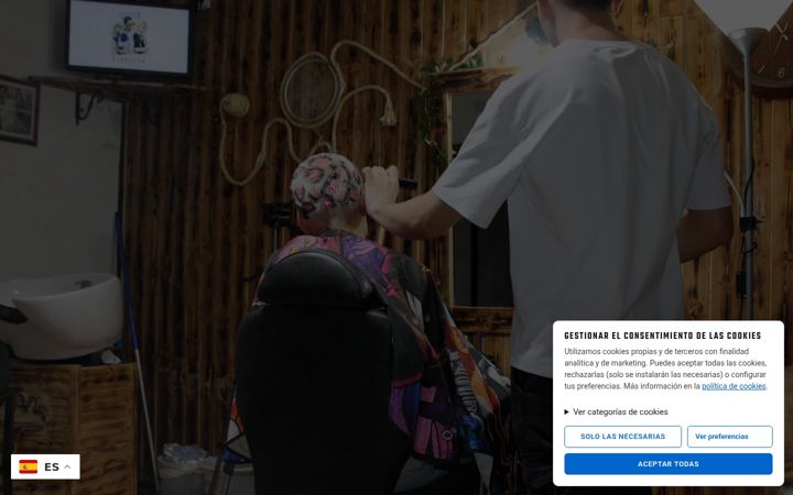 Screenshot of adrian-hairstyle.com