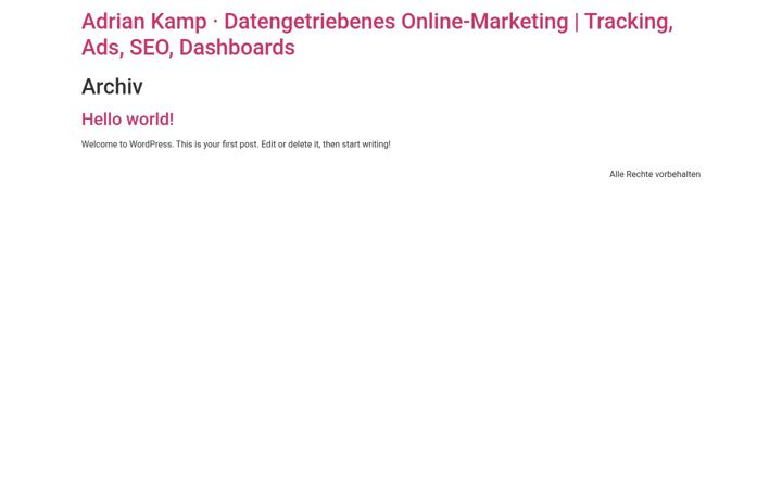 Screenshot of adrian-kamp.com