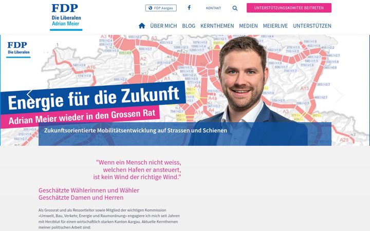 Screenshot of adrian-meier.ch