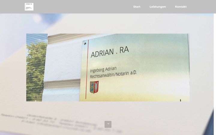 Screenshot of adrian-ra.de