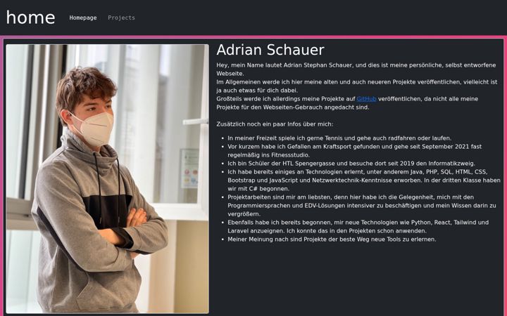 Screenshot of adrian-schauer.at