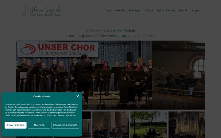 Screenshot of adrian-sieferle.de